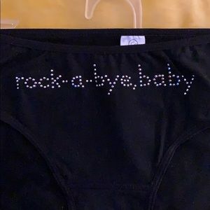 Rhinestone embellished maternity bikini size xl panty